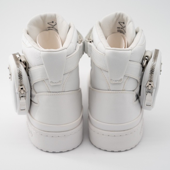 Size US11 - adidas x Prada Forum High White Re-Nylon 2TG193 Sneakers - Picture 3 of 16
